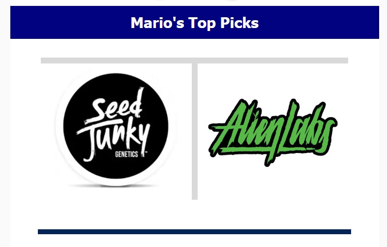 image of Seed Junky and Alien Labs logos