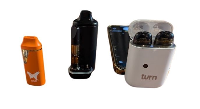 image of different types of vape devices available for purchase at our cannabis dispensary and weed delivery service in San Francisco, California