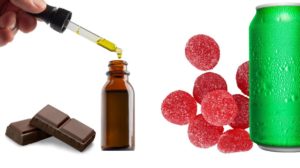 image of cannabis products to micro dose with weed